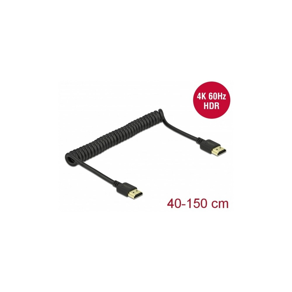 Produktbild för Delock HDMI-kabel med Ethernet - 1.5 m