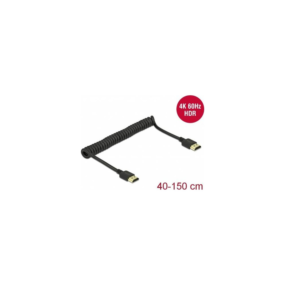 Produktbild för Delock HDMI-kabel med Ethernet - 1.5 m