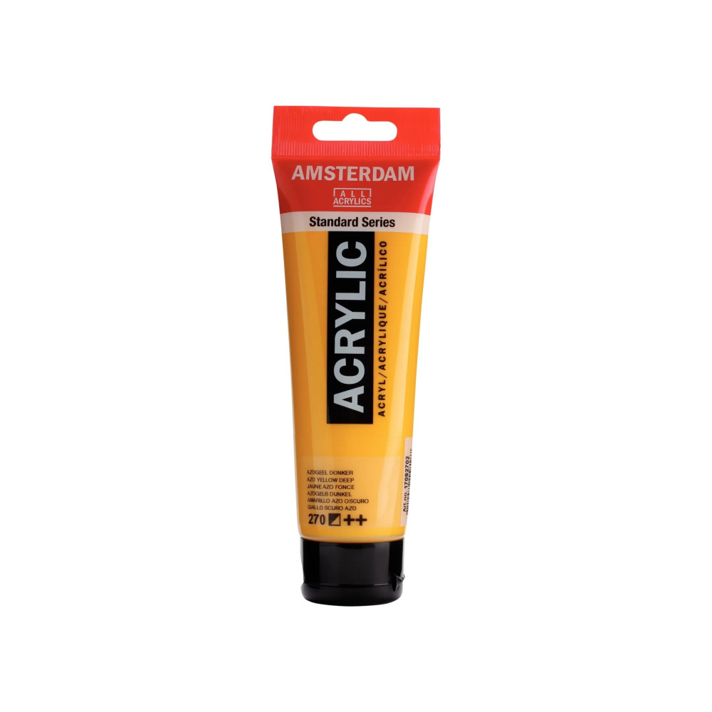 Produktbild för Amsterdam Standard Series Akrylrör 120 ml Azo Yellow Deep 27...