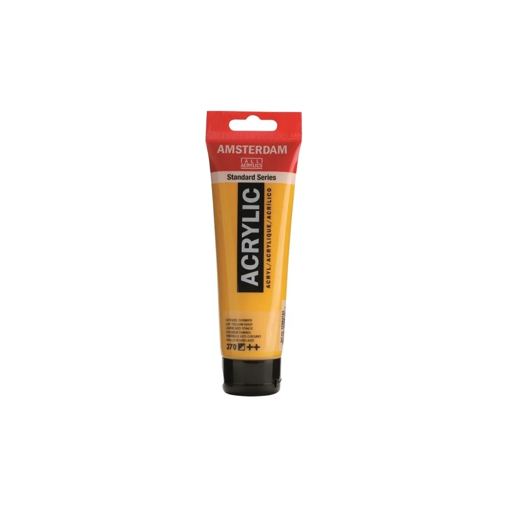 Produktbild för Amsterdam Standard Series Akrylrör 120 ml Azo Yellow Deep 27...
