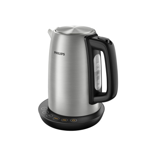Philips Philips Avance Collection HD9359 - vattenkokare - metall/svart, borstad metall