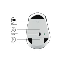 Produktbild för Logitech M720 Triathlon - mus - Bluetooth, 2.4 GHz
