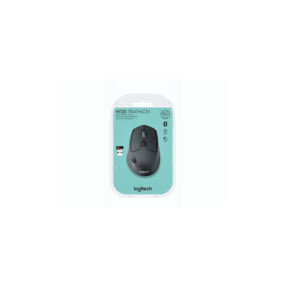 Produktbild för Logitech M720 Triathlon - mus - Bluetooth, 2.4 GHz