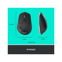 Produktbild för Logitech M720 Triathlon - mus - Bluetooth, 2.4 GHz