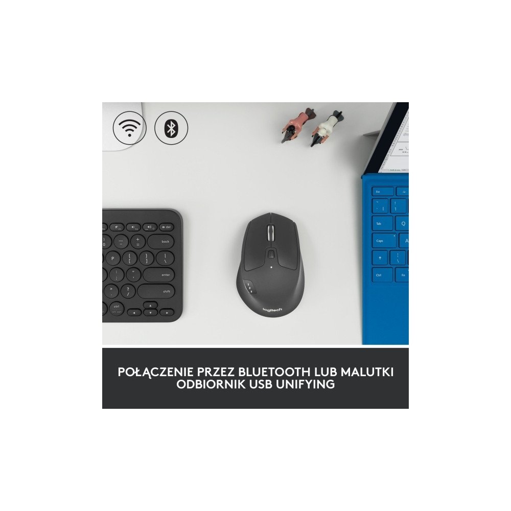 Produktbild för Logitech M720 Triathlon - mus - Bluetooth, 2.4 GHz