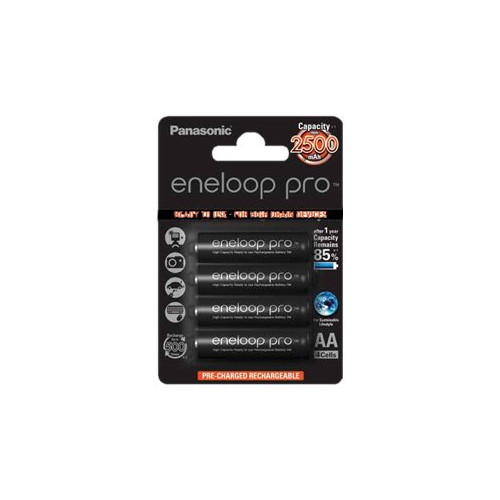 Panasonic eneloop pro BK-3HCDE batteri - 4 x AA-typ - NiMH - Övrigt inom hushållsbatterier