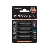 Produktbild för Panasonic eneloop pro BK-3HCDE batteri - 4 x AA-typ - NiMH