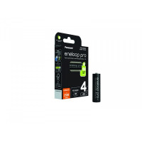 Produktbild för Panasonic eneloop pro BK-3HCDE batteri - 4 x AA-typ - NiMH