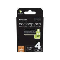 Produktbild för Panasonic eneloop pro BK-3HCDE batteri - 4 x AA-typ - NiMH