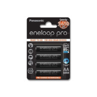 Produktbild för Panasonic eneloop pro BK-3HCDE batteri - 4 x AA-typ - NiMH