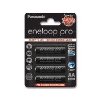 Produktbild för Panasonic eneloop pro BK-3HCDE batteri - 4 x AA-typ - NiMH