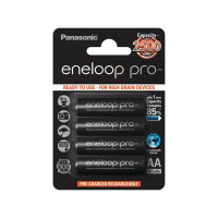 Produktbild för Panasonic eneloop pro BK-3HCDE batteri - 4 x AA-typ - NiMH