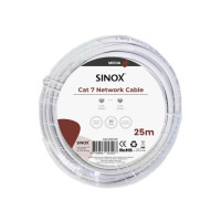 Produktbild för Sinox SXC08725, 25 m, Cat7, S/FTP (S-STP), RJ-45, RJ-45, Vit