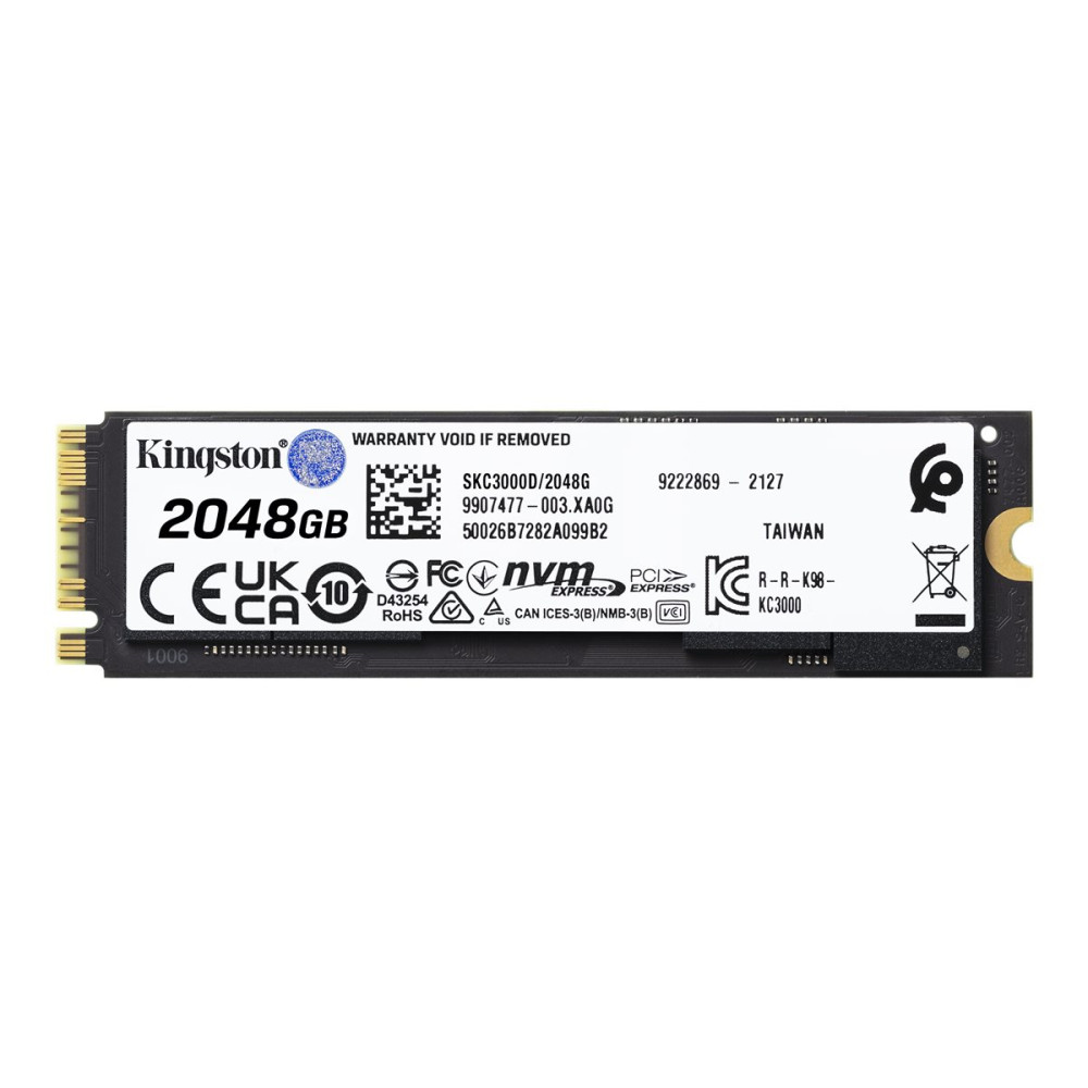 Produktbild för Kingston KC3000 - SSD - 2048 GB - PCIe 4.0 (NVMe)