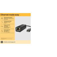 Produktbild för HP USB-C to RJ45 Adapter G2 - nätverksadapter - USB-C - Gigabit Ethernet x 1
