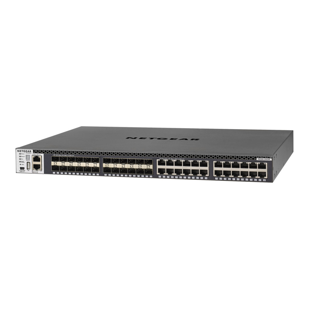 Produktbild för NETGEAR M4300-24X24F - switch - 48 portar - Administrerad - rackmonterbar