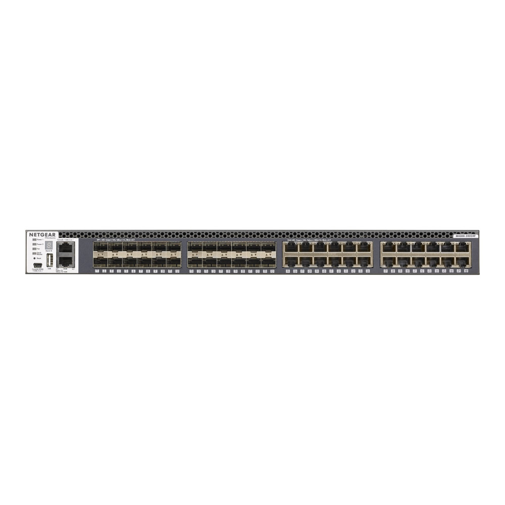 Produktbild för NETGEAR M4300-24X24F - switch - 48 portar - Administrerad - rackmonterbar