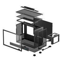 Produktbild för DeepCool CH160 PLUS - Micro-ATX - micro ATX