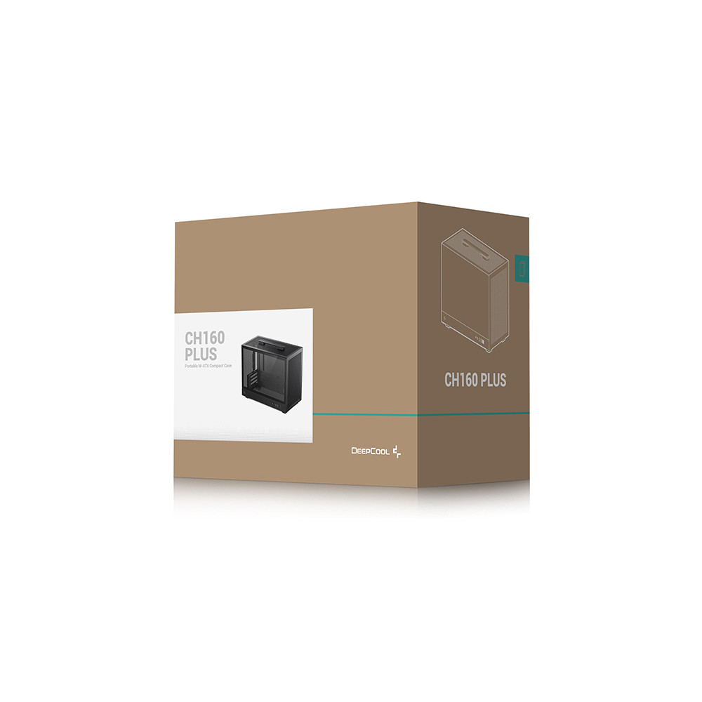 Produktbild för DeepCool CH160 PLUS - Micro-ATX - micro ATX