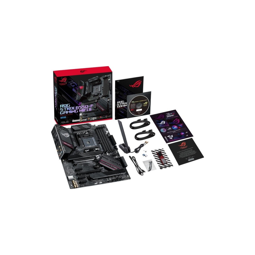 Produktbild för ASUS ROG STRIX B550-F GAMING WIFI II - moderkort - ATX - Socket AM4 - AMD B550