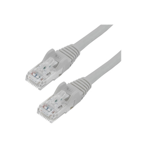 StarTech.com StarTech.com 75ft CAT6 Ethernet Cable, 10 Gigabit Snagless RJ45 650MHz 100W PoE Patch Cord, CAT 6 10GbE UTP Network Cable w/Strain Relief, Gray, Wiring is UL Certified/TIA - Category 6 - 24AWG (N6PATCH75GR) - patch-kabel - 22.9 m - grå