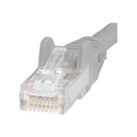 Produktbild för StarTech.com 75ft CAT6 Ethernet Cable, 10 Gigabit Snagless RJ45 650MHz 100W PoE Patch Cord, CAT 6 10GbE UTP Network Cable w/Strain Relief, Gray, Wiring is UL Certified/TIA - Category 6 - 24AWG (N6PATCH75GR) - patch-kabel - 22.9 m - grå