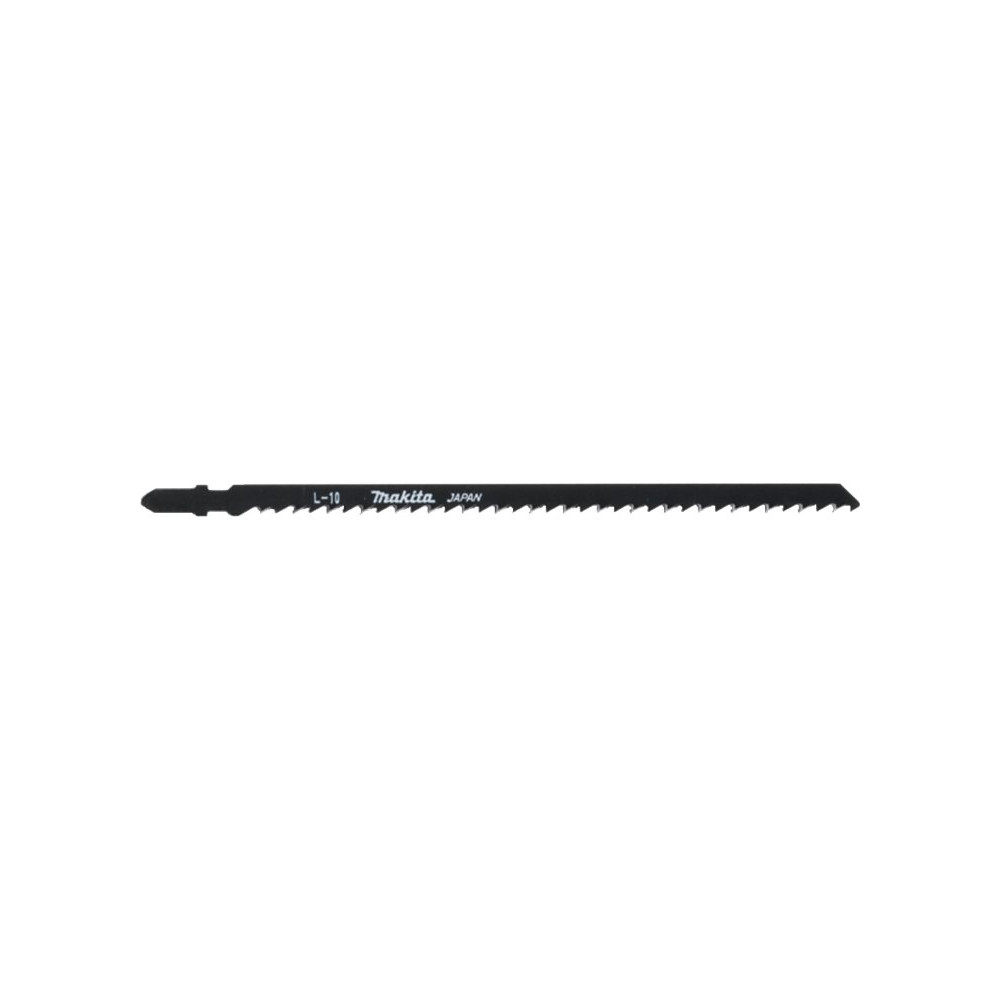 Produktbild för Makita L-10 - sticksågblad - för trä, plast, plywood, träfanér, polyvinylklorid (PVC) - 5 delar