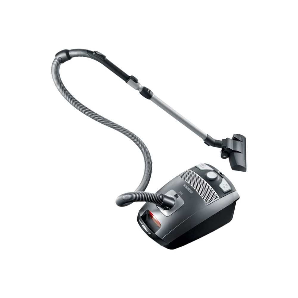 Produktbild för SEVERIN S'POWER BC 7045 snowwhite - dammsugare - med behållare - platinagrå/granatröd