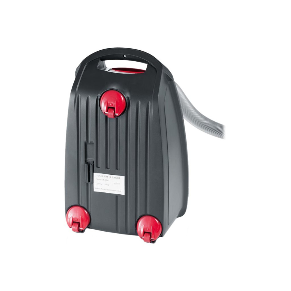 Produktbild för SEVERIN S'POWER BC 7045 snowwhite - dammsugare - med behållare - platinagrå/granatröd
