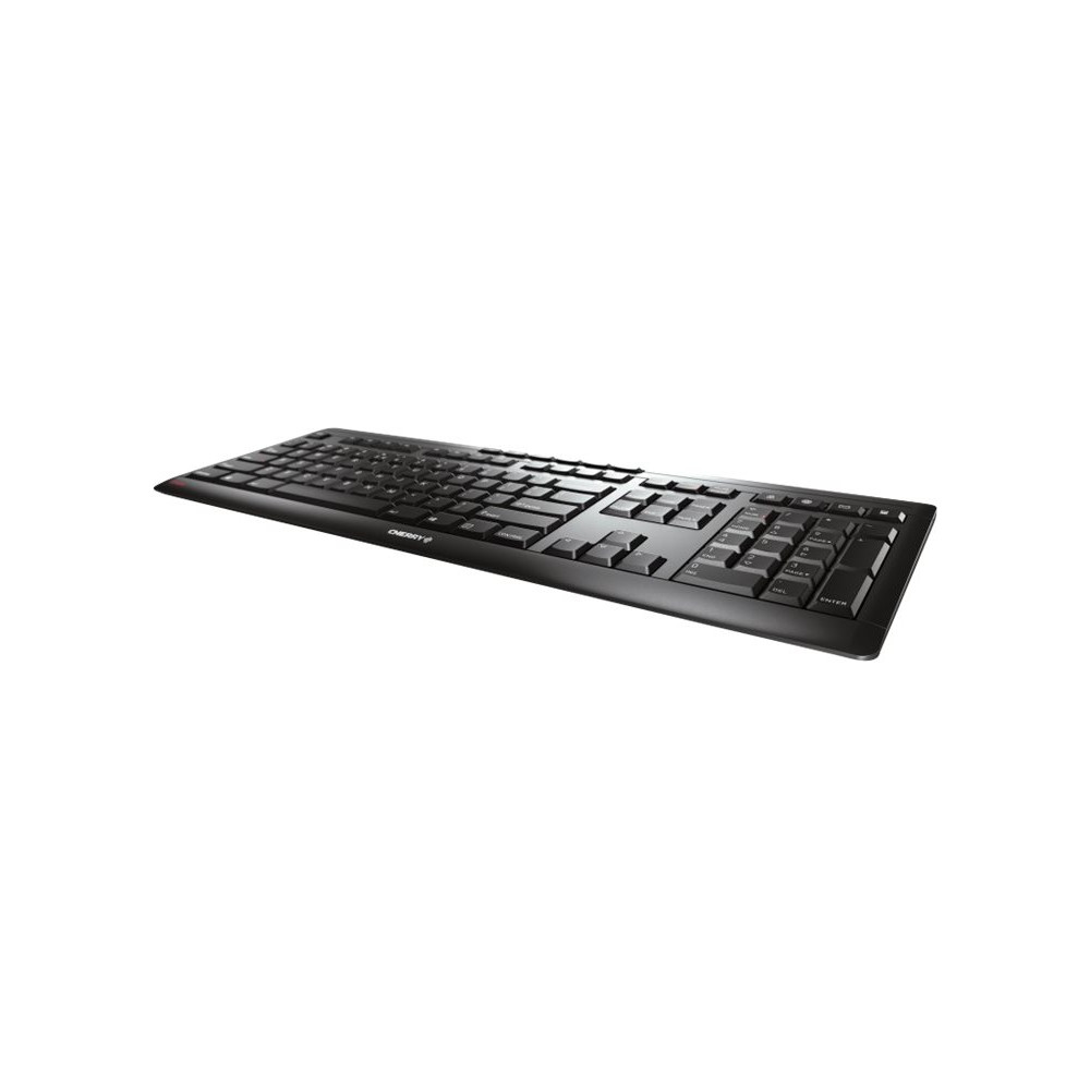 Produktbild för CHERRY STREAM KEYBOARD WIRELESS - tangentbord - belgisk - svart Inmatningsenhet