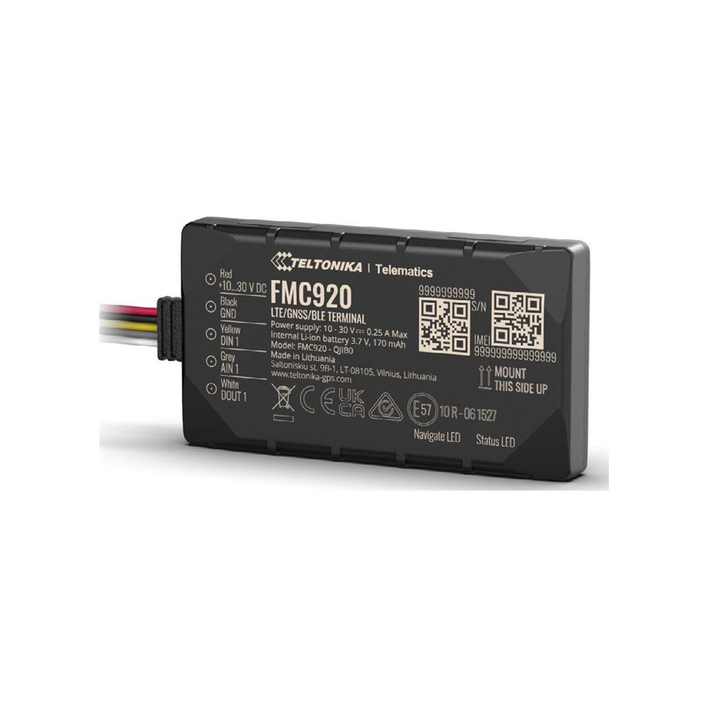 Produktbild för Teltonika FMC920 - GPS/GLONASS/GALILEO/BeiDou/QZSS-spårningsenhet