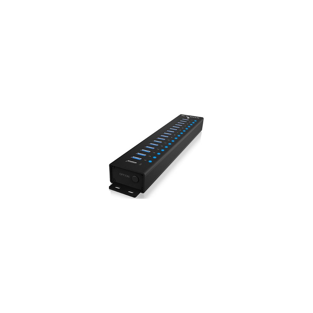 Produktbild för ICY BOX IB-HUB1717-U3 - hubb - 17 portar