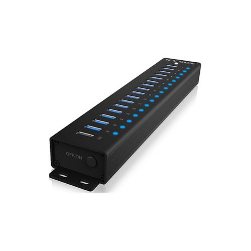 RaidSonic Technology ICY BOX IB-HUB1717-U3 - hubb - 17 portar