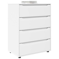 Produktbild för Förvaringsskåp Vit 80 x 48 x 105 cm Konstruerat trä