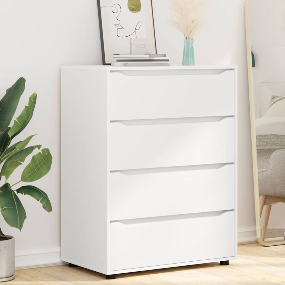 Produktbild för Förvaringsskåp Vit 80 x 48 x 105 cm Konstruerat trä