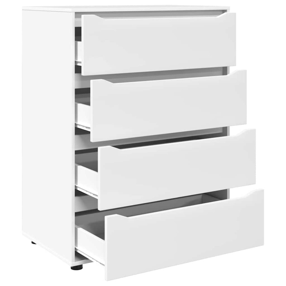 Produktbild för Förvaringsskåp Vit 80 x 48 x 105 cm Konstruerat trä