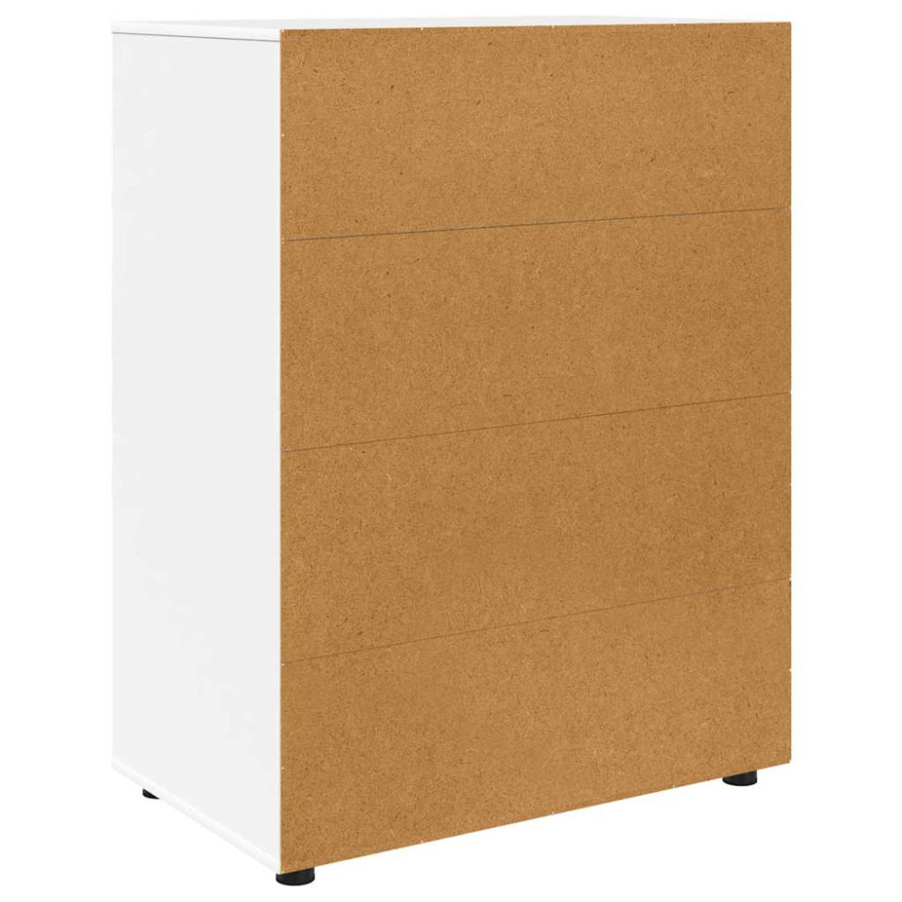 Produktbild för Förvaringsskåp Vit 80 x 48 x 105 cm Konstruerat trä