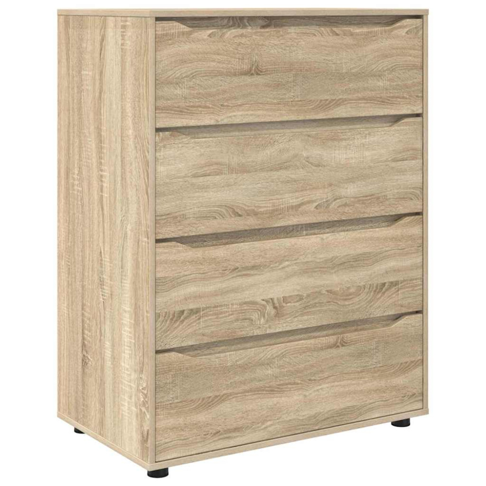 Produktbild för Förvaringsskåp Sonoma-ek 80 x 48 x 105 cm Konstruerat trä