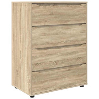 Produktbild för Förvaringsskåp Sonoma-ek 80 x 48 x 105 cm Konstruerat trä