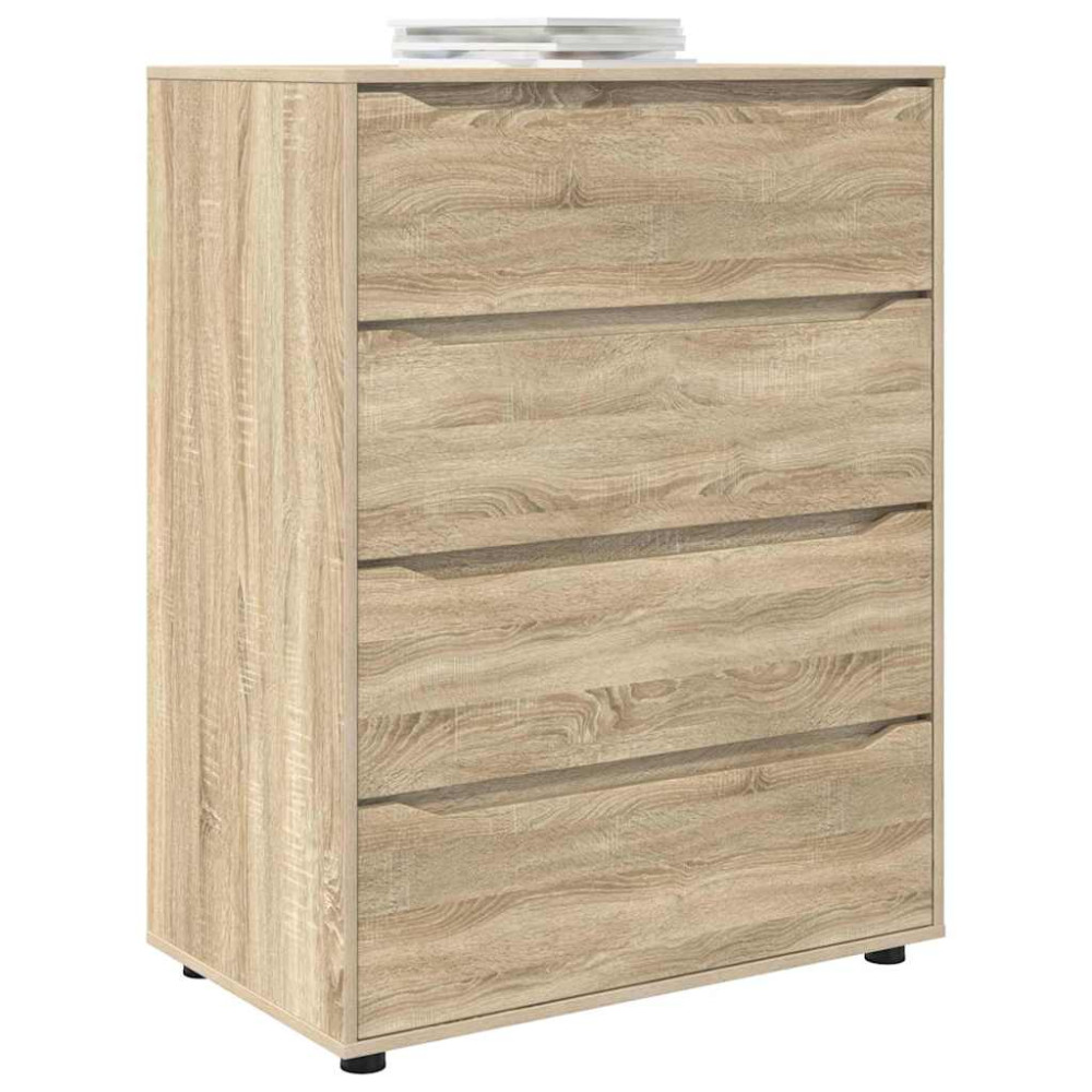 Produktbild för Förvaringsskåp Sonoma-ek 80 x 48 x 105 cm Konstruerat trä