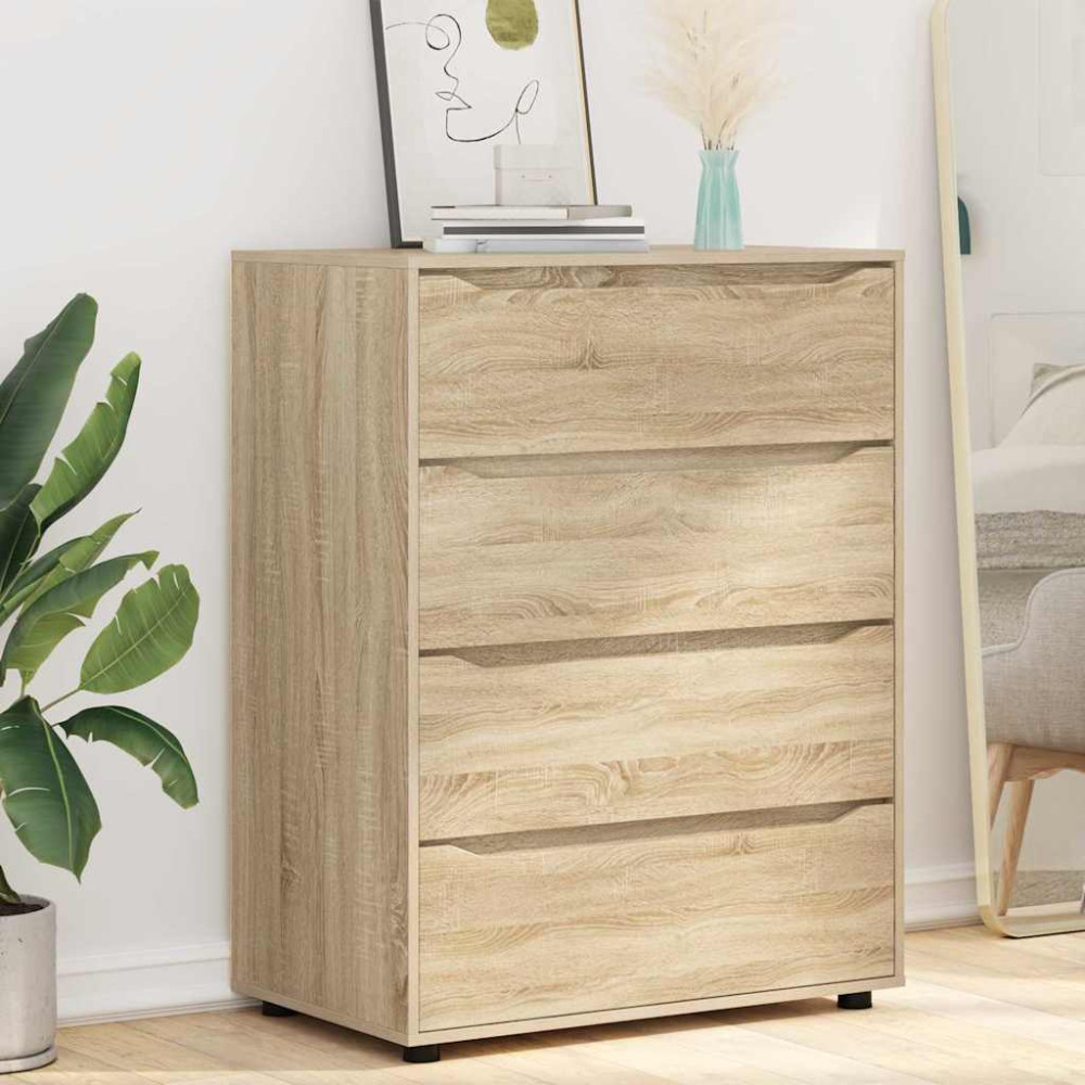 Produktbild för Förvaringsskåp Sonoma-ek 80 x 48 x 105 cm Konstruerat trä