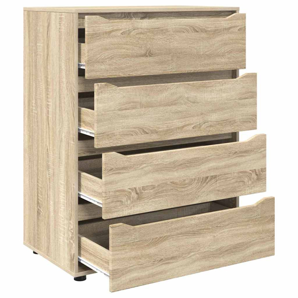 Produktbild för Förvaringsskåp Sonoma-ek 80 x 48 x 105 cm Konstruerat trä