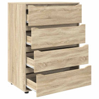 Produktbild för Förvaringsskåp Sonoma-ek 80 x 48 x 105 cm Konstruerat trä