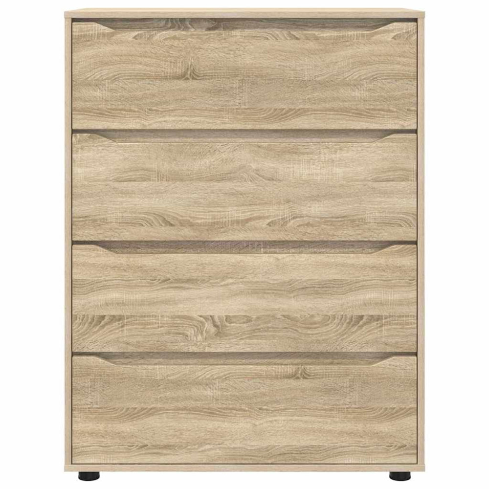 Produktbild för Förvaringsskåp Sonoma-ek 80 x 48 x 105 cm Konstruerat trä