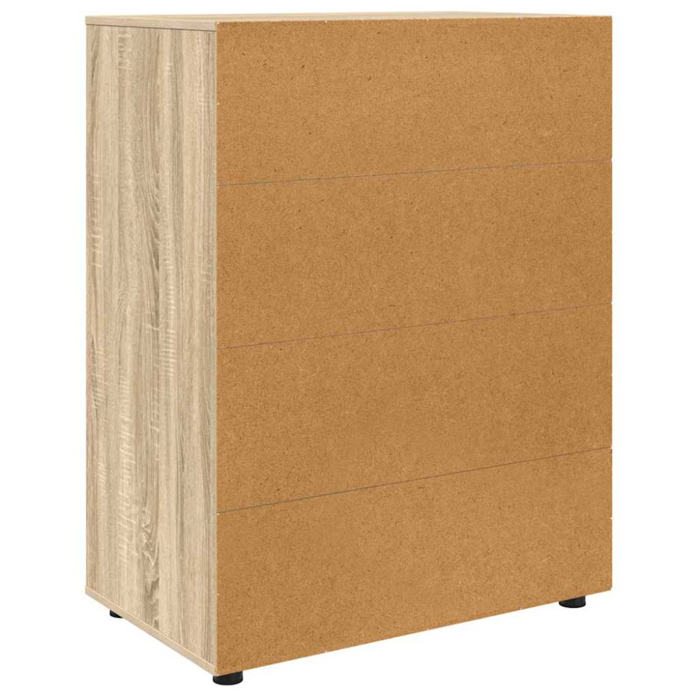 Produktbild för Förvaringsskåp Sonoma-ek 80 x 48 x 105 cm Konstruerat trä