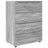 Produktbild för Förvaringsskåp Grå Sonoma 80 x 48 x 105 cm Konstruerat trä