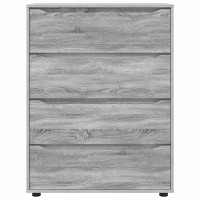 Produktbild för Förvaringsskåp Grå Sonoma 80 x 48 x 105 cm Konstruerat trä