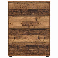 Produktbild för Förvaringsskåp Gammalt trä 80 x 48 x 105 cm Konstruerat trä