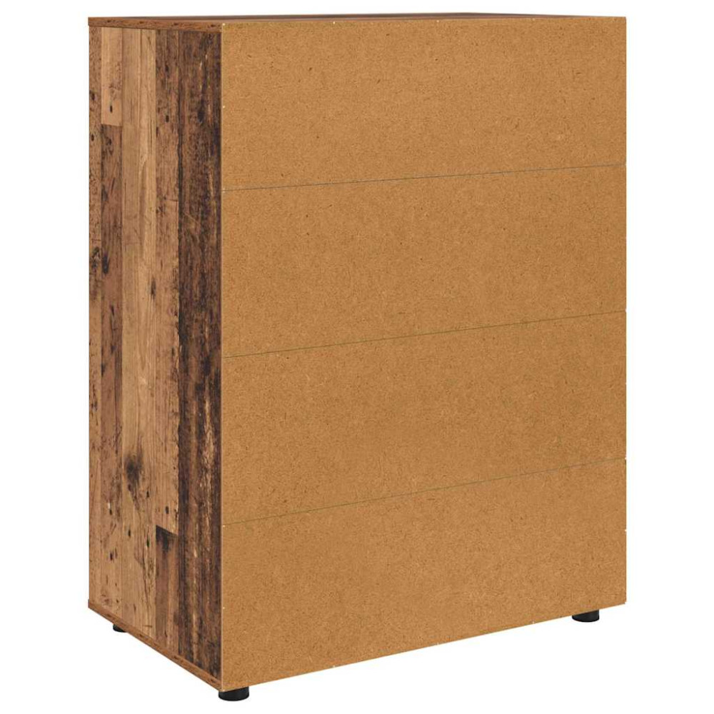 Produktbild för Förvaringsskåp Gammalt trä 80 x 48 x 105 cm Konstruerat trä