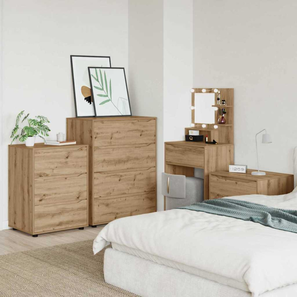 Produktbild för Förvaringsskåp Artisan Ek 80 x 48 x 105 cm Konstruerat trä